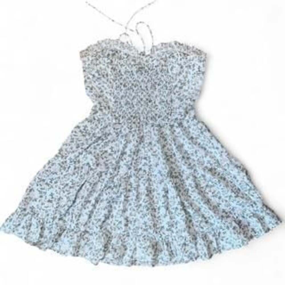 You + Tang Floral Strapless Smocked Sundress - Size M